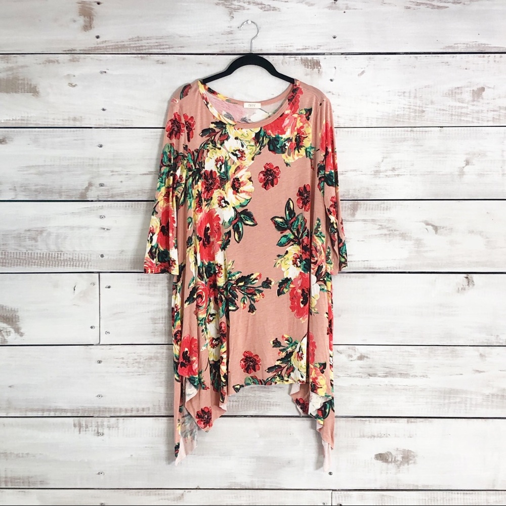 Floral print A Line Tunic
